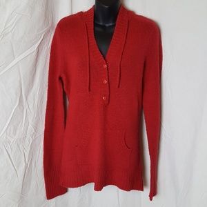 Love Rocks | Red Hooded Sweater